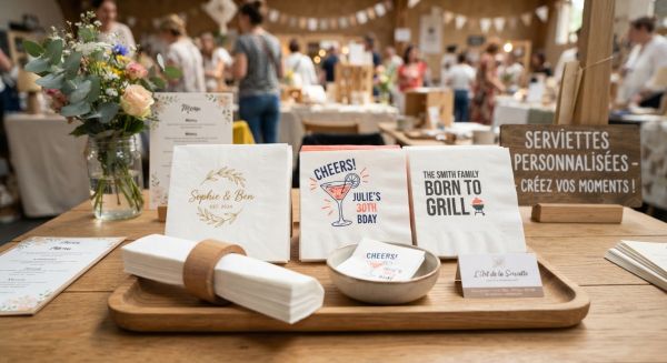 10 idées créatives pour des serviettes en papier personnalisées